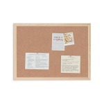 U Brands Cork Bulletin Board, 17 x 23 Inches, Light Birch Wood Frame (265U00-01) - Image 3