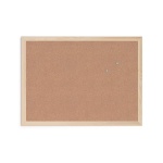 U Brands Cork Bulletin Board, 17 x 23 Inches, Light Birch Wood Frame (265U00-01)