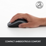 Logitech MK270 Wireless Keyboard And Mouse Combo For Windows, 2.4 GHz Wireless, Compact Mouse, 8 Multimedia And Shortcut Keys, For PC, Laptop - Black - Image 8