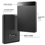 UnionSine 1TB Ultra Slim Portable External Hard Drive HDD-USB 3.0 for PC, Mac, Laptop, PS4, Xbox one,Xbox 360-Super Fast Transmission-HD-2510(Black) - Image 14