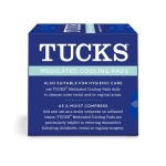 TUCKS Medicated Cooling Pads, 100 Count – Hemorrhoid Pads with Witch Hazel, Cleanses Sensitive Areas, Protects from Irritation, Hemorrhoid Treatment, Medicated Pads Used By Hospitals - Image 3