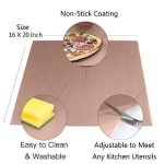 3 Pack PTFE Teflon Sheet for Heat Press Transfer Sheet Non Stick 16 x 20" Heat Transfer Paper Reusable Heat Resistant Craft Mat - Image 6