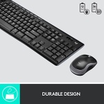 Logitech MK270 Wireless Keyboard And Mouse Combo For Windows, 2.4 GHz Wireless, Compact Mouse, 8 Multimedia And Shortcut Keys, For PC, Laptop - Black - Image 6