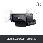 Logitech HD Pro Webcam C920, Widescreen Video Calling and Recording, 1080p Camera, Desktop or Laptop Webcam - Image 7