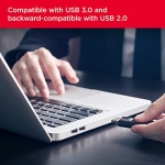 SanDisk 128GB Ultra USB 3.0 Flash Drive - SDCZ48-128G-GAM46, Black - Image 4