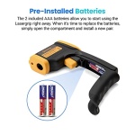 Etekcity Infrared Thermometer Temperature Gun 774, Digital IR Temp Gun for Food, Cooking, BBQ, Pizza Oven, Reptile, Griddle Accessories, Non Contact Surface Outdoor Heat Gun - Image 3