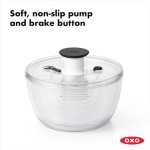 OXO Good Grips Large Salad Spinner - 6.22 Qt., White - Image 14
