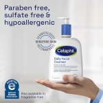 Cetaphil Face Wash, Daily Facial Cleanser for Sensitive, Combination to Oily Skin, NEW 20 oz, Gentle Foaming, Soap Free, Hypoallergenic - Image 4