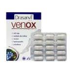 DRASANVI VENOX 45 Capsules - Health Care - Vitamins & Dietary Supplements - Vitamins - Multivitamins - Legs - Red Vine - Blueberries - Blackcurrant - Vitamins A, C and E - Gluten Free - Vegan - Image 7