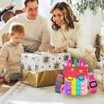 Civan Small Pop Purse, Unicorn Pop Purse for Girl and Women Pop Bag with Unicorn Pop Toy, Shoulder Bag Fidget Toys Pop Fidget Backpack Toy for ADHD Anxiety Kids Backpack Silicone Bag Pop for Girls… - Image 2
