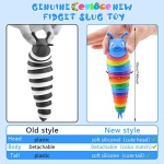 Cevioce Fidget Slug Toy, Sensory Slug Fidget Toys for Kids & Adults, 1Pc Autism Sensory Toys for Autistic Children Toddlers, Toddler Toys - 3 4 5 6 7 8+ Year Old Girl Boy Birthday Gifts - Image 4