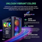 Skytech Gaming Nebula Gaming PC Desktop – Intel Core i5 13400F 2.5 GHz, NVIDIA RTX 4060, 1TB NVME SSD, 16GB DDR4 RAM 3200, 600W Gold PSU, 11AC Wi-Fi, Windows 11 Home 64-bit,Black - Image 10