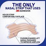 Breathe Right Original Nose Strips to Reduce Snoring and Relieve Nose Congestion, Large, Tan, 30 Count (Packaging May Vary) - Image 2