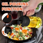 TrendPlain 16oz Oil Dispenser Bottle for Kitchen - 2 in 1 Olive Oil Dispenser and Oil Sprayer - 470ml Olive Oil Bottle - Oil Sprayer for Cooking, Kitchen, Salad, Barbecue Black - Image 11
