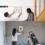 Laser Level Line Tool, Multipurpose Laser Level Kit Standard Cross Line Laser leveler Beam Tool with Metric Rulers 8ft/2.5M for Picture Hanging cabinets Tile Walls by AikTryee. - Image 6