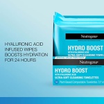 Neutrogena Hydro Boost Facial Cleansing Towelettes + Hyaluronic Acid, Hydrating Makeup Remover Face Wipes Remove Dirt & Waterproof Makeup, Hypoallergenic, 100% Plant-Based Cloth, 2 x 25 ct - Image 5