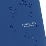 Five Star Spiral Notebook + Study App, 5 Subject, College Ruled Paper, Fights Ink Bleed, Water Resistant Cover, 8-1/2" x 11", 200 Sheets, Blue (73635) - Image 5