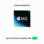 Apple 2024 MacBook Air 13-inch Laptop with M3 chip: 13.6-inch Liquid Retina Display, 8GB Unified Memory, 256GB SSD Storage, Backlit Keyboard, 1080p FaceTime HD Camera, Touch ID; Midnight - Image 5