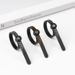 Ring Sizer Measuring Tool Reusable Finger Size Gauge Jewelry Sizing Tool 1-17 USA Rings Size (Black | White Printing) - Image 3