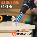Moongo Tool Universal Socket, Gifts for Dad from Daughter Son - Christmas Gifts for Men, Father/Dad, DIY Handyman, Husband, Guys, Boyfriend, Him, Unique Tools for Men (7-19mm) Power Drill Adapter - Image 3