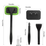 SoSickWithIt Car Cleaning Window Tool, Microfiber Window Cleaning Tool with 4 Washable and Reusable Cloth Pad Head, Extendable Handle and Spray Bottle for Auto Glass Wiper Car,6 Piece Set - Image 8