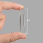 Binder Clips Paper Clips Assorted Sizes, 340pcs Black Binder Clips Jumbo Paperclips Set, Large Paper Clips for Office, School Supplies, Binder & Paper Clips in Container with Compartments - Image 2