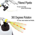 Practisol Car Interior Cleaner, Auto Detail Tools Car Detailing Kit(Needs Air Compressor) High Pressure Car Cleaning Gun Car Cleaning Kit for Vehicle Upholstery Carpet Seat - Image 6
