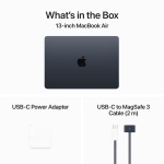 Apple 2024 MacBook Air 13-inch Laptop with M3 chip: 13.6-inch Liquid Retina Display, 8GB Unified Memory, 256GB SSD Storage, Backlit Keyboard, 1080p FaceTime HD Camera, Touch ID; Midnight - Image 2