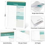 To Do List Pad - To Do List Notebook for Work with 52 Sheets, Undated Daily Planner Perfect for Daily Tasks and Goal Setting, To Do List Notepad Suitable for Office, Home and School-Greenery Sway - Image 3