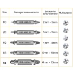 Gifts for Men,Damaged Screw Extractor Set-Christmas Stocking Stuffers for Adults Men Him,Mens Gifts,Husband,Stripped Screws Nuts & Bolts Drill Bit Tools for Easy Removal of Rusty Broken Hardware Gifts - Image 2