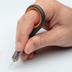 Slice Precision Knife, Finger Grip for Precision and Control, Safe Ceramic Blade Lasting 11x Longer than Metal, 1 Pack - Image 6