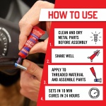 Loctite Threadlocker Blue 242 Nut/Bolt Locker - 0.20 fl oz - 1 Each - Blue - Image 8