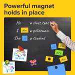 Magnetic Dots - Self Adhesive Magnet Dots (0.8" x 0.8") - Classroom Must Have Peel & Stick Magnetic Circles - Flexible Sticky Magnets - Sheets is Alternative, Stickers, Strip, Magnetic Tape (120 Pcs) - Image 4