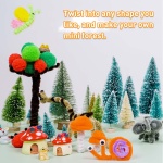 Caydo 200 PCS Thick Pipe Cleaners Craft Supplies Multi-Color Chenille Stems for Art and Craft Projects Creative DIY Decorations (12inch x 6mm) - Image 2