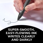 BIC Gelocity Quick Dry Black Gel Pens, Medium Point (0.7mm), 4-Count Pack, Retractable Gel Pens With Comfortable Full Grip - Image 11