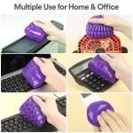 PULIDIKI Cleaning Gel for Car Detailing Putty Car Putty Auto Detail Tools Car Interior Cleaner Car Cleaning Slime Car Crevice Cleaner Car Accessories Keyboard Cleaner Purple - Image 2