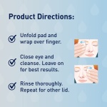 OCuSOFT Lid Scrub Original Eyelid Cleanser - Pre-Moistened Eyelid Wipes for Mild to Moderate Conditions - Eyelid Cleanser to Clean, Comfort & Soothe Irritated Eyelids - 30 Count - Image 3