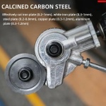 OUPARY 2024 New Electric Drill Plate Cutter - Versatile Metal Nibbler Drill Attachment for Precise Cutting of Iron, White Sheet, Steel, Copper, Aluminum - Includes Adapter for DIY Projects - Image 4