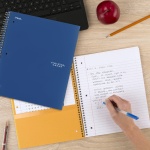 Five Star Spiral Notebook + Study App, 5 Subject, College Ruled Paper, Fights Ink Bleed, Water Resistant Cover, 8-1/2" x 11", 200 Sheets, Blue (73635) - Image 3