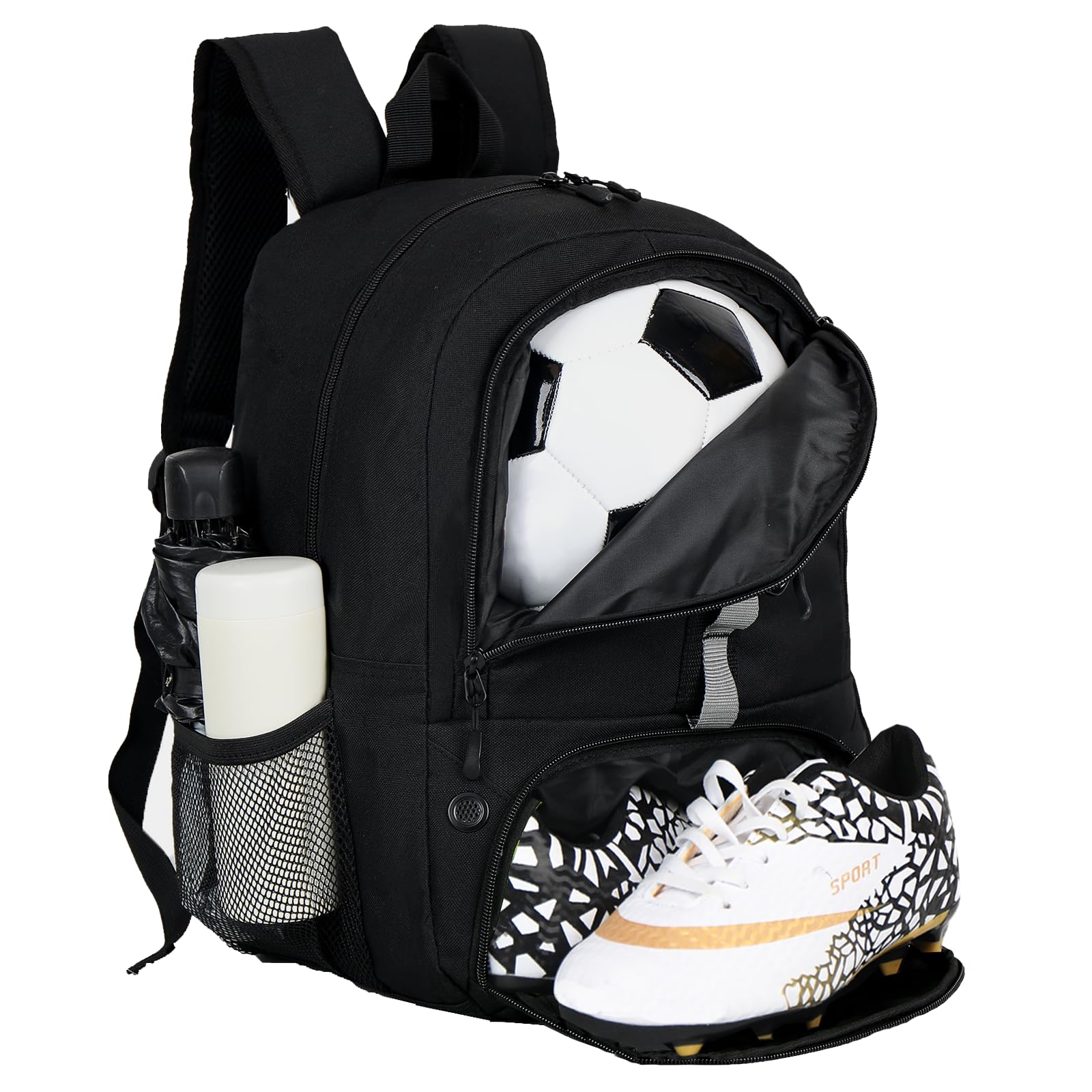 Version 1.0.0 Goloni | Youth Basketball Soccer Backpack Bag - Soccer Backpack & Bags for Basketball, Volleyball & Football Sports, Includes Separate Cleat Shoe and Ball Compartment - Image 1