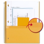 Five Star Spiral Notebook + Study App, 5 Subject, College Ruled Paper, Fights Ink Bleed, Water Resistant Cover, 8-1/2" x 11", 200 Sheets, Blue (73635) - Image 6
