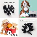 Yexixsr 566PCS Safety Eyes and Noses for Amigurumi, Stuffed Crochet Eyes with Washers, Craft Doll Eyes and Nose for Teddy Bear, Crochet Toy, Stuffed Doll and Plush Animal (Various Sizes) - Image 3