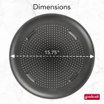 GoodCook AirPerfect Nonstick 16” Pizza Pan – Pizza Tray for Oven, Perforated Round Pizza Pan, Carbon Steel Baking Pan, Homemade, Frozen & Leftover Slices - Image 5