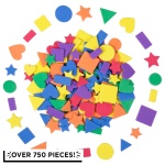 Horizon Group USA Assorted Foam Sticker Shapes, 750+ Stick-On Shapes in 6 Designs, Arts & Craft Materials for Home or School, Art Class Supplies, Assorted Craft Supplies for Kids & Adults - Image 5