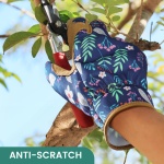 Pleneal Gardening Gloves for Women - Leather Garden Gloves Thorn Proof, Outdoor Protective Working Gloves - Image 4