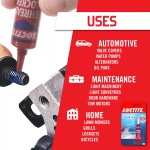 Loctite Threadlocker Blue 242 Nut/Bolt Locker - 0.20 fl oz - 1 Each - Blue - Image 7