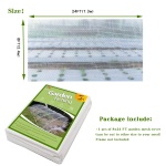 Garden Netting Pest Barrier, Plant Covers 8x24Ft Mesh Mosquito Net Bird Netting for Garden Protection, Plant Netting for Raised Garden Beds Row Cover - Image 7