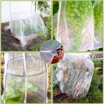 Garden Netting Pest Barrier, Plant Covers 8x24Ft Mesh Mosquito Net Bird Netting for Garden Protection, Plant Netting for Raised Garden Beds Row Cover - Image 3