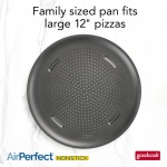 GoodCook AirPerfect Nonstick 16” Pizza Pan – Pizza Tray for Oven, Perforated Round Pizza Pan, Carbon Steel Baking Pan, Homemade, Frozen & Leftover Slices - Image 8