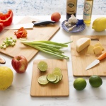 Totally Bamboo 3-Piece Bamboo Cutting Board Set; 3 Assorted Sizes of Bamboo Wood Cutting Boards for Kitchen - Image 6